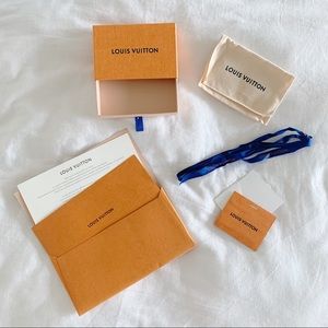 Louis Vuitton Key Pouch Box and Card